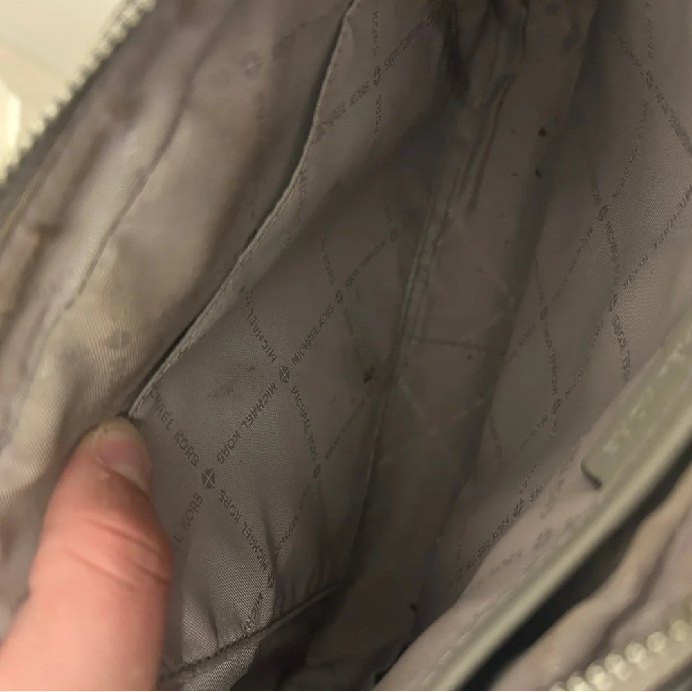Michael Kors Elegant Gray Crossbody Bag